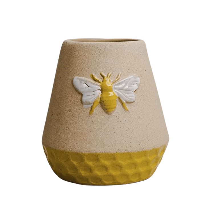Vaso Honey Bee Em Ceramica - Tuut Vaso Honey Bee Em Ceramica - Tuut